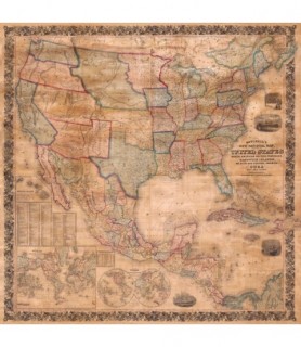 Map of the United States...