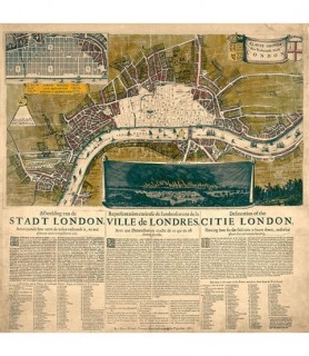Map of London, 1666 -...