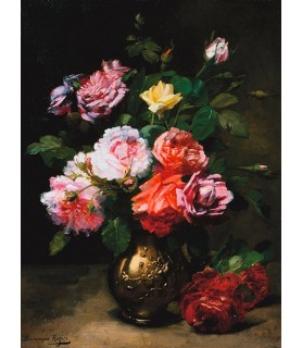 Painting of Roses in a Vase...