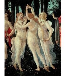 Le tre Grazie (detail of Primavera) - Sandro Botticelli