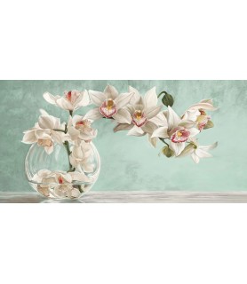 Orchid Arrangement II (Celadon) - Remy Dellal